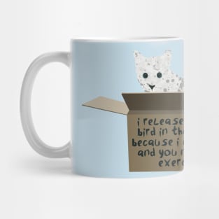 Cat in a Box Valentine Mug